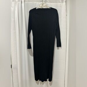 One size fits all super comfy black knit style dress